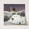 Birseck Castle In The Snow by Fritz Baumann