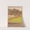 Birsigtalbahn Basel–Rodersdorf Depicted place Burg Castle by Burkhard Mangold