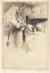 Birth Announcement for Anne-Élisabeth Besnard (Carte de naissance d’Anne-Élisabeth Besnard) (1922)