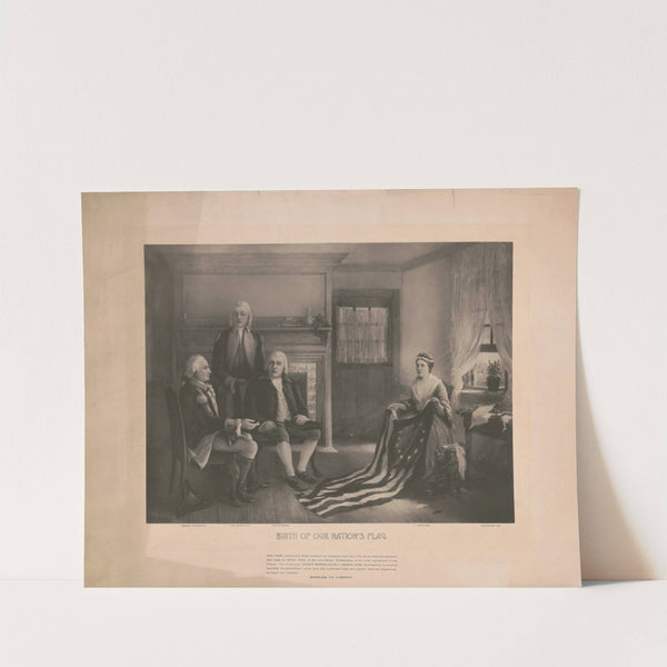 Birth of our nation’s flag (1893) by C. H. Husgerber