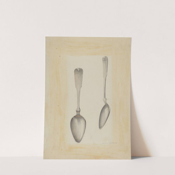 Bishop Hill - Large Silver Spoon by Archie Thompson