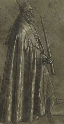 Bishop Holding a Candle