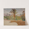 Biskra (Oasis with Palm Trees) by Jan Ciągliński
