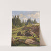 Black Forest Landscape by Max Wilhelm Roman