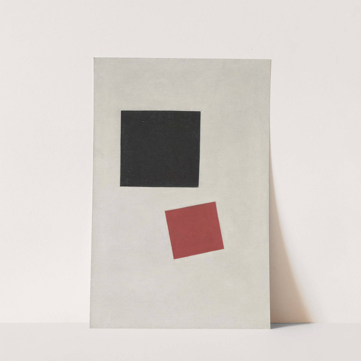 Black Square and Red Square by Kazimir Malevich