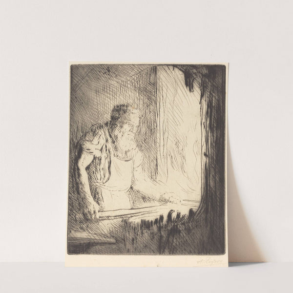 Blacksmith (Le forgeron) by Alphonse Legros