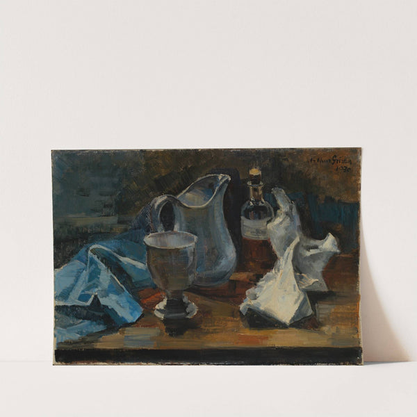 Blaues Stilleben by Arthur Grimm