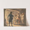 Blazing on the Hearth, The Father Recounting the History to His Children by Julius Caesar Ibbetson