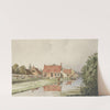 Blekerijen achter een vaart by Hendrik Abraham Klinkhamer