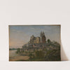 Blick auf Alt-Breisach am Rhein by Georg Wilhelm Issel