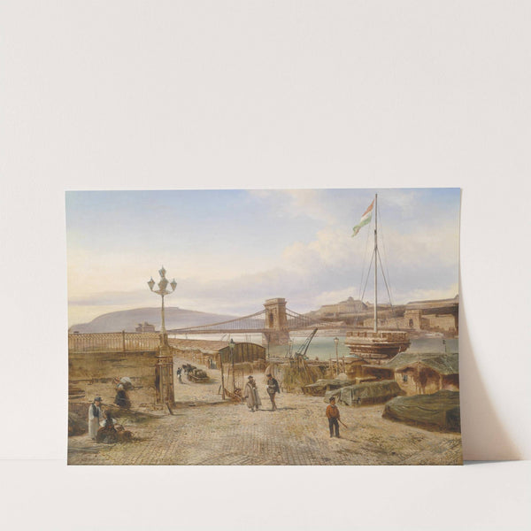 Blick auf Buda by Elias Pieter van Bommel