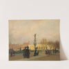 Blick auf das Burgtor (von der Rampe des Kunsthistorischen Hofmuseums) (1911) by Anton Hans Karlinsky
