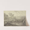 Blick auf das Land um Stavelot, mit weidendem Vieh by Henricus Josephus Antonissen