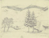 Blick auf das winterliche Bernau