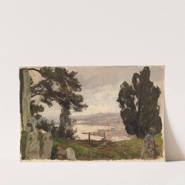 Blick auf den Bosporus bei Konstantinopel (Ca. 1910-20) by Georg Macco