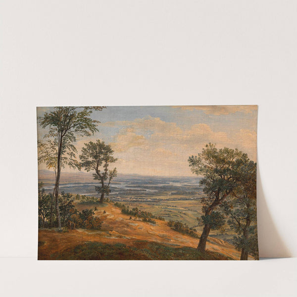 Blick auf den Donaustrom by Josef Kuwasseg