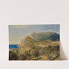 Blick auf den Monte Castiglione in Capri by Carl Blechen