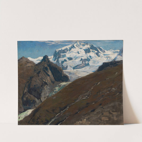 Blick auf den Monte Rosa, Westseite (1906) by Eugen Bracht
