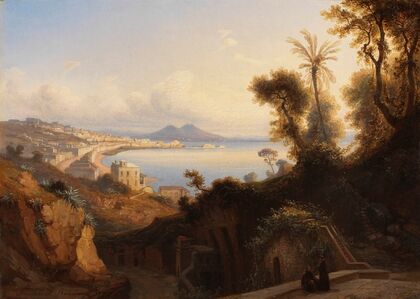 Blick auf den Vesuv (1857)