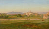 Blick auf die Basilica di Santa Croce in Gerusalemme (Rom) (circa 1848)