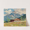 Blick auf die Bischofsmütze von Filzmoos by Hans Maurus