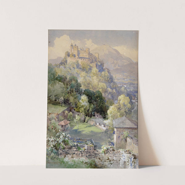 Blick auf die Festung Hohensalzburg by Edward Theodore Compton