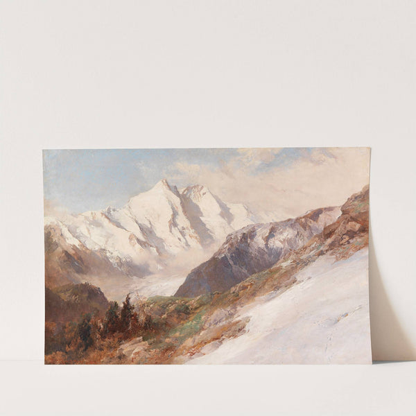 Blick auf die Nordseite des Großglockners (1919) by Edward Theodore Compton