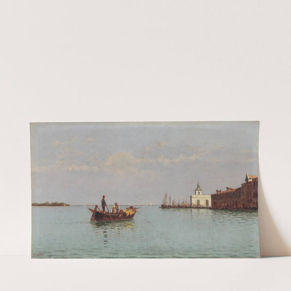Blick auf die Punta della Dogana by Pietro Galter