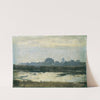 Blick auf eine Stadt by August von Pettenkofen