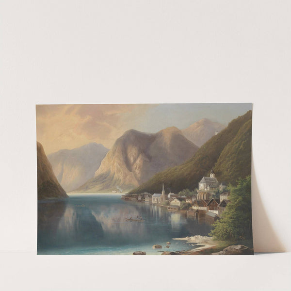 Blick auf Hallstatt by Gustav Barbarini