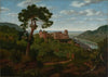 Blick auf Heidelberg und das Heidelberger Schloss
