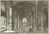 Blick auf Lettner und Chor einer dreischiffigen gotischen Kirche