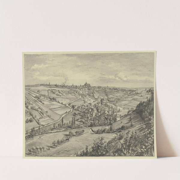 Blick auf Rothenburg ob der Tauber by Theodor Alt