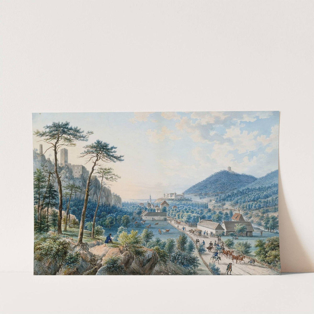 Blick auf Schloss Weilburg by Tobias Raulino