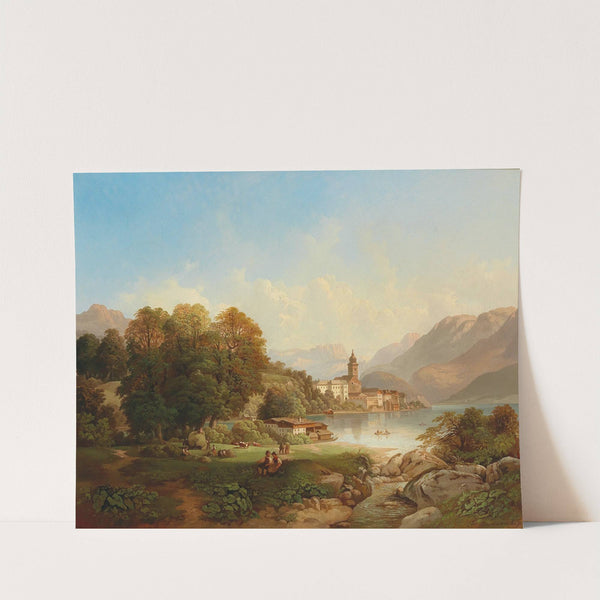 Blick Auf St. Wolfgang Am Wolfgangsee by Franz Barbarini