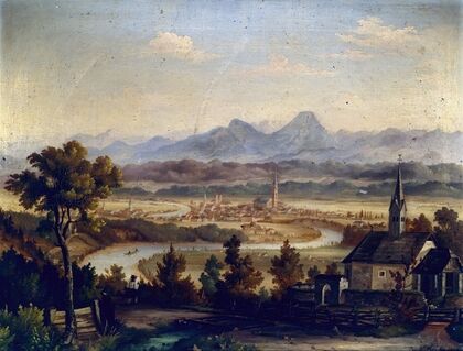 Blick auf Villach