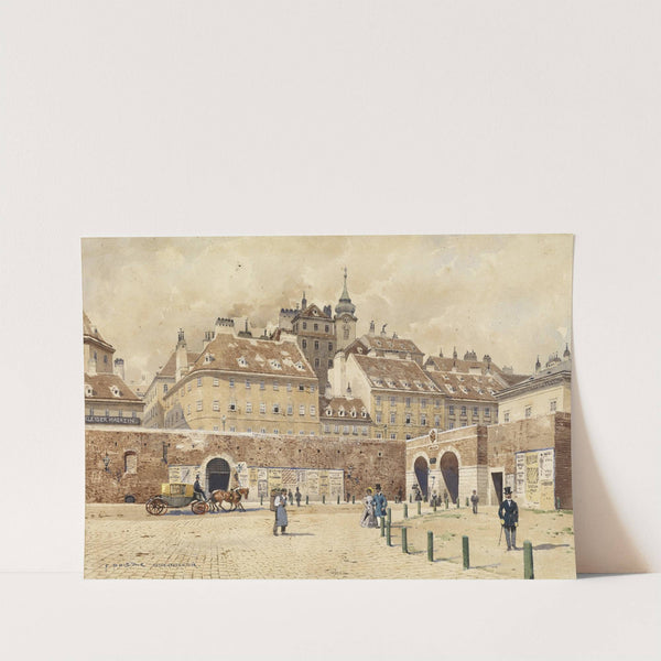 Blick auf Wien vom Rotenthurmtor by Franz Poledne