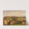 Blick auf Willingshausen in Hessen by Karl Raupp