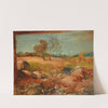 Blick aus einer Scheune by Wilhelm Busch