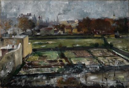 Blick aus Münchner Atelier