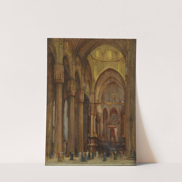 Blick in den Mailänder Dom (1846) by Franz Alt