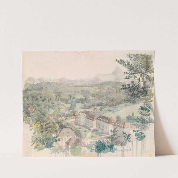 Blick über Bad Rohitsch-Sauerbrunn by Johann Nepomuk Passini