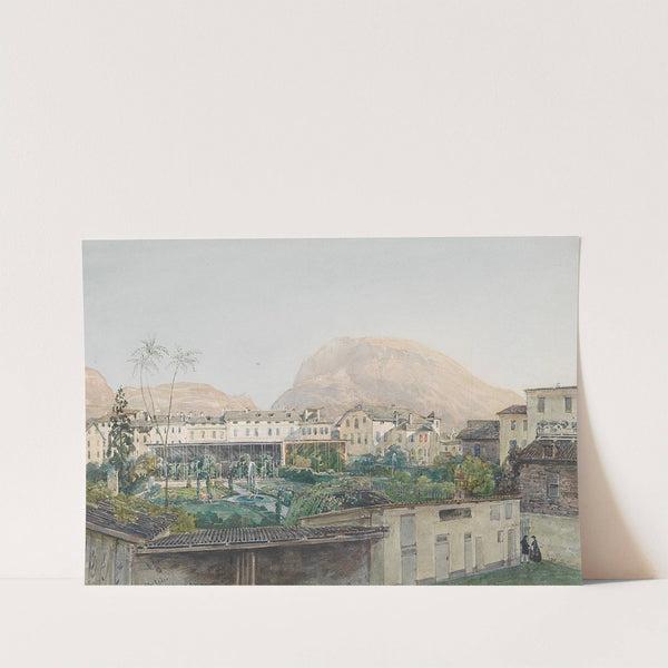 Blick über einen Garten in Bozen by Thomas Ender