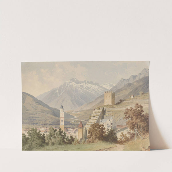 Blick über Meran by Wilhelm Pollak