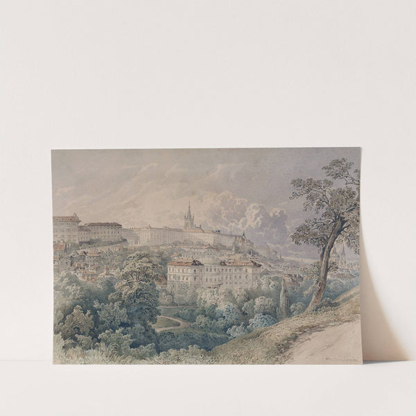 Blick über Prag von Petrin aus by Franz Barbarini