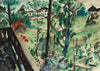 Blick von einem Balkon in Richtung Walchensee (1919-1925)