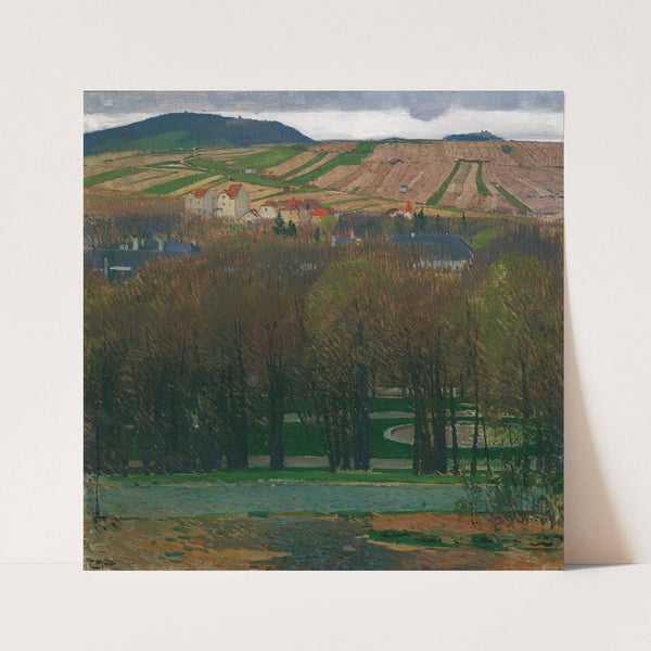 Blick von Heiligenstadt auf den Nußberg (1903) by Carl Moll