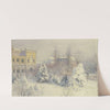 Blick von Süden auf das Städelsche Kunstinstitut im Winter by Carl Nebel