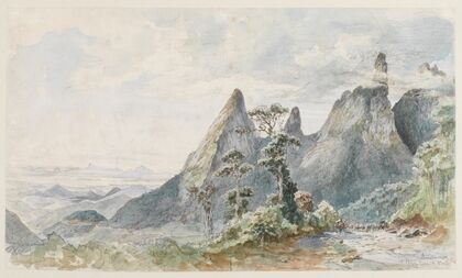 Blick zum Orgelgebirge
