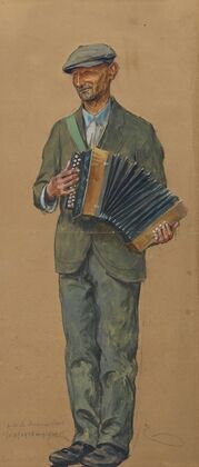 Blind accordion player (1940)